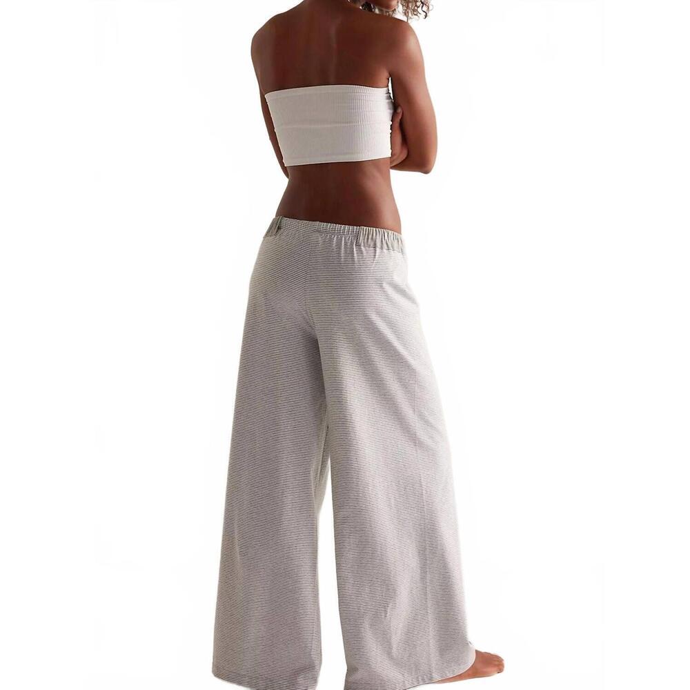 NEW FREE PEOPLE out & about pants in grey - Picture 3 of 3